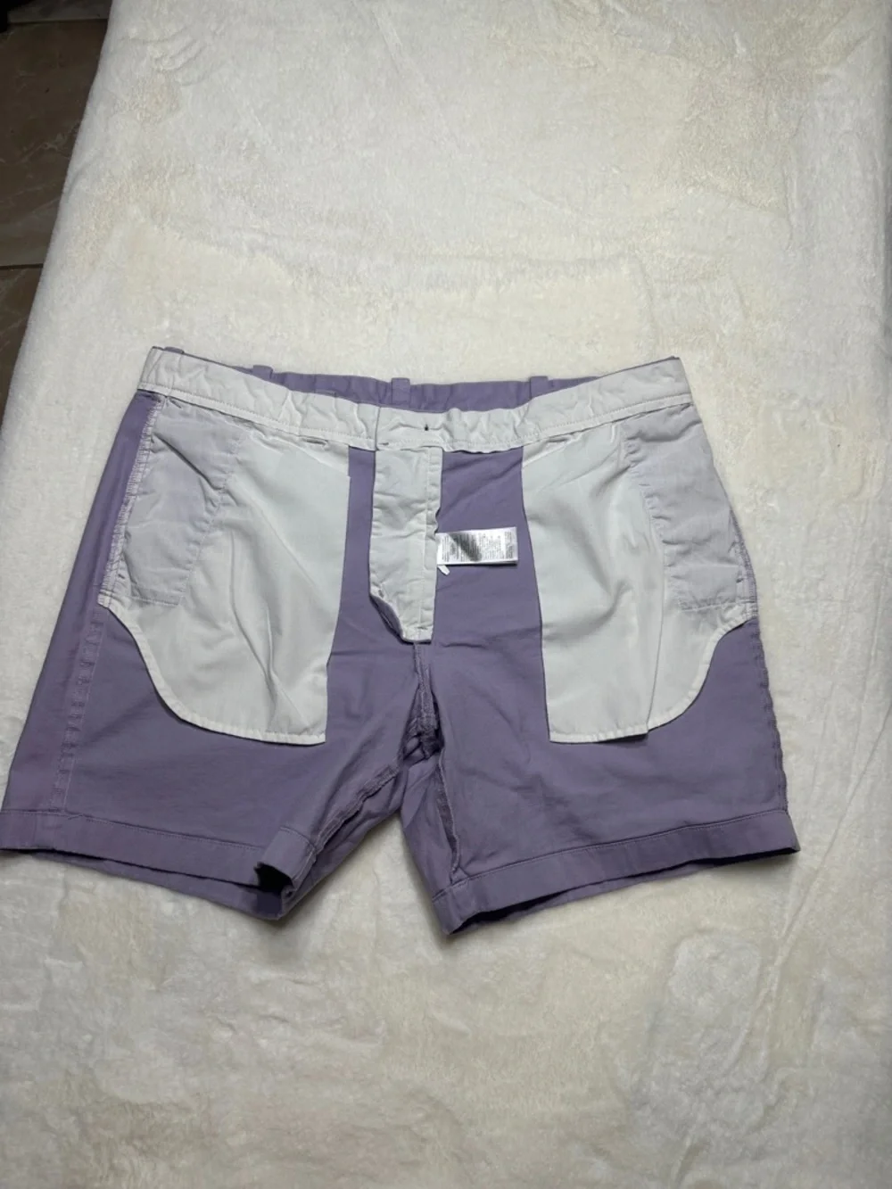 J. Crew Men’s Lavender Flat-Front Chino Shorts